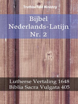 cover image of Bijbel Nederlands-Latijn Nr. 2
